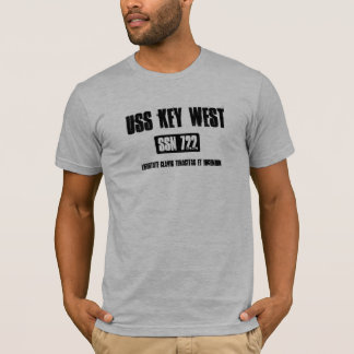 USS KEY WEST All Hands T-Shirt w/ Dolphins