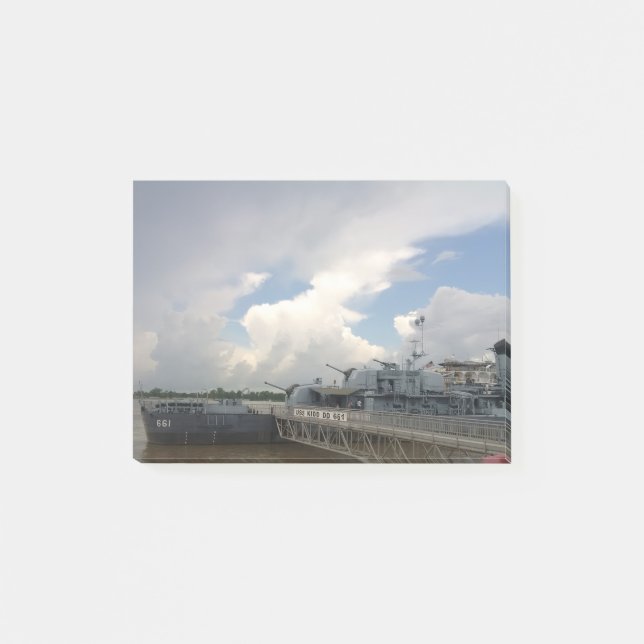 USS KIDD Post it Notes (Front)