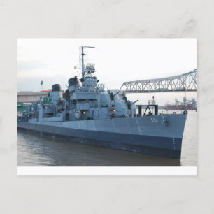 USS Kidd Ship Postcard