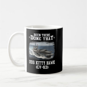 USS Kitty Hawk CV-63 Aircaft Carrier Veteran Fathe Coffee Mug