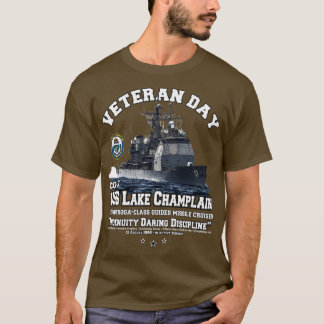 USS Lake Champlain CG57 Navy Cruiser veterans T-Shirt