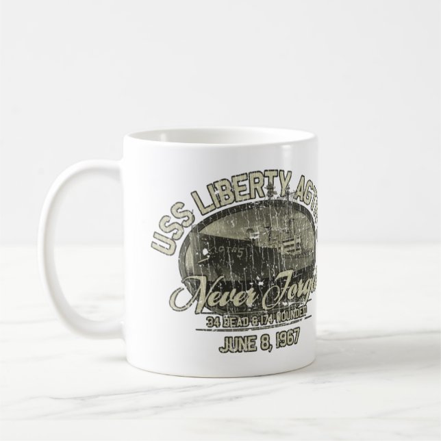 USS Liberty AGTR-5 1967  Coffee Mug (Left)