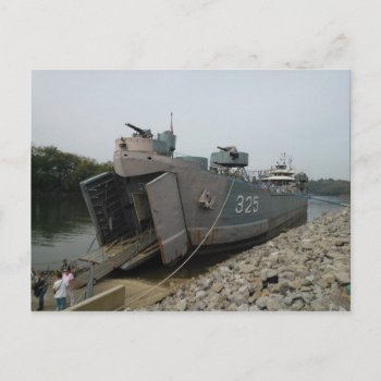 Uss Lst 325 Docked In Clarksville Tennessee Postcard by dunnca2002 at Zazzle