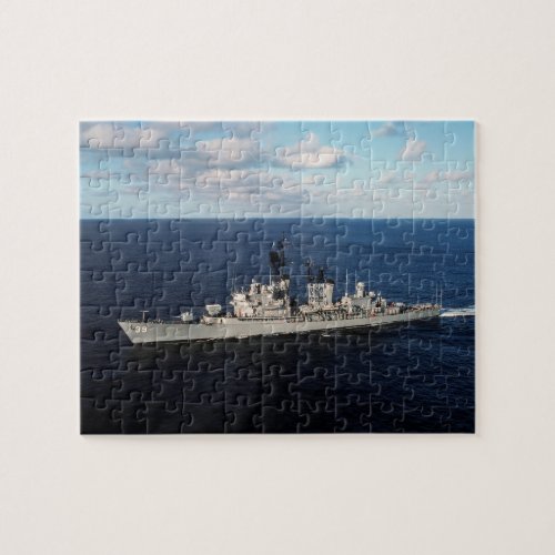 USS MacDonough _ Vintage Nautical Destroyer Jigsaw Puzzle