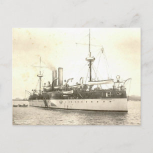 USS Maine in Havana Harbor Postcard