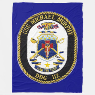 USS MICHAEL MURPHY FLEECE BLANKET