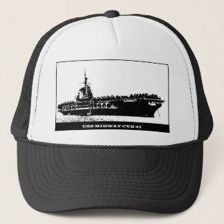 USS MIDWAY CVB-41, Navy Ship Trucker Hat