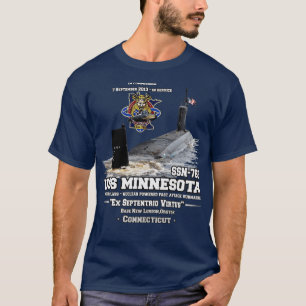 USS Minnesota SSN783 Virginiaclass fast attack sub T-Shirt
