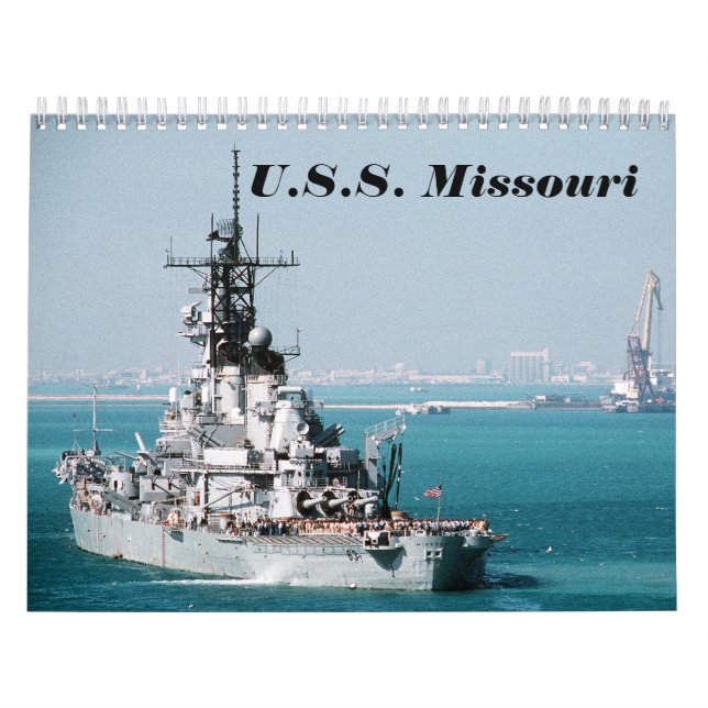 USS Missouri Calendar (Cover)