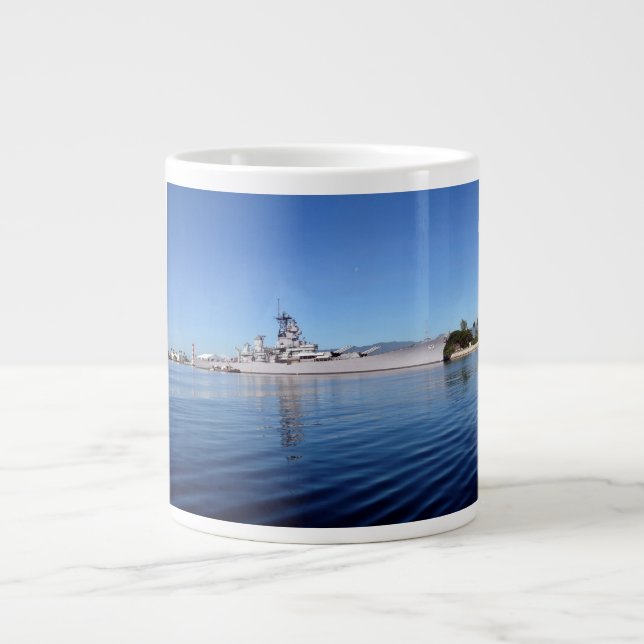 Uss Missouri Giant Coffee Mug (Front)