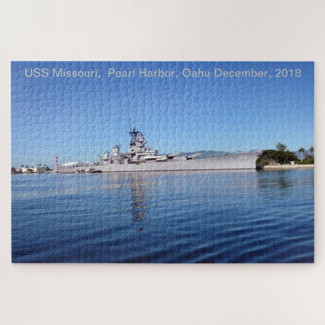 USS Missouri Jigsaw Puzzle (Horizontal)