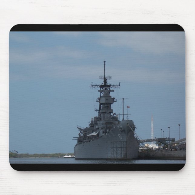 uss missouri mouse pad (Front)