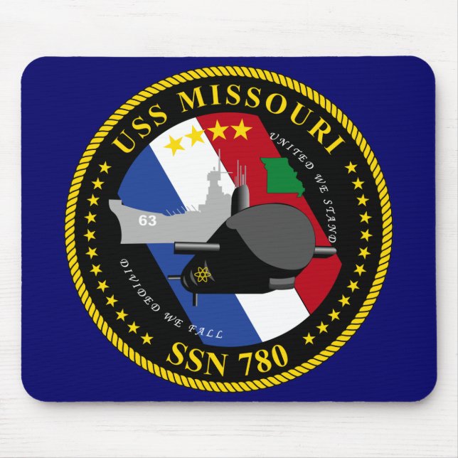 USS Missouri Mousepad (Front)