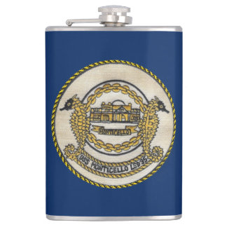 USS MONTICELLO (LSD-35) HIP FLASK