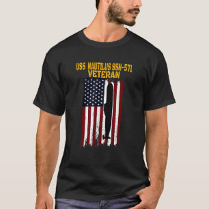 USS Nautilus SSN 571 Submarine Veterans Day Father T-Shirt
