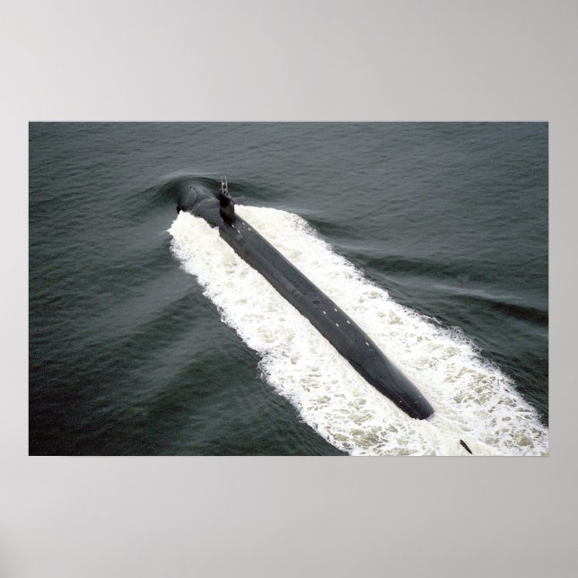 USS Nebraska (SSBN 739) Poster (Front)