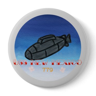USS New Mexico submarine navy Button USS New Mexico submarine navy Button