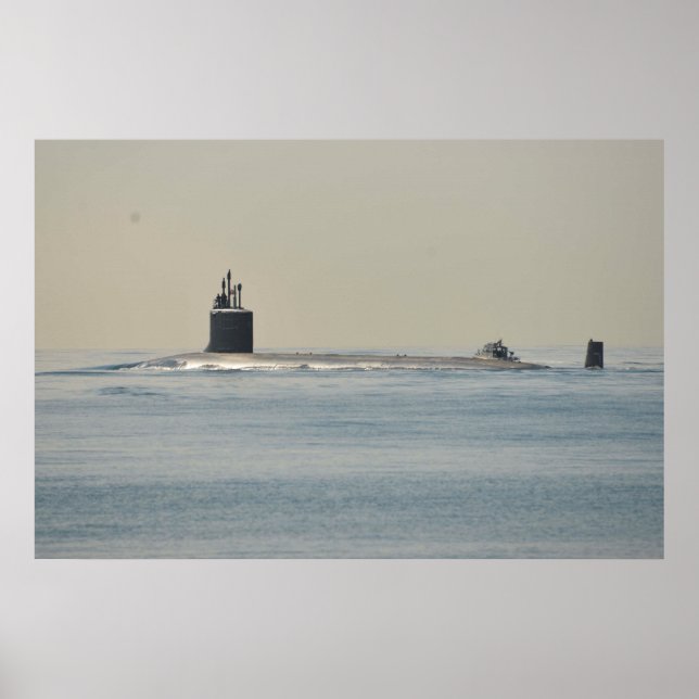 USS North Carolina (SSN 777) Poster (Front)