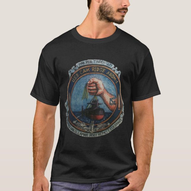 USS Oak Ridge ARDM-1 T-Shirt (Front)