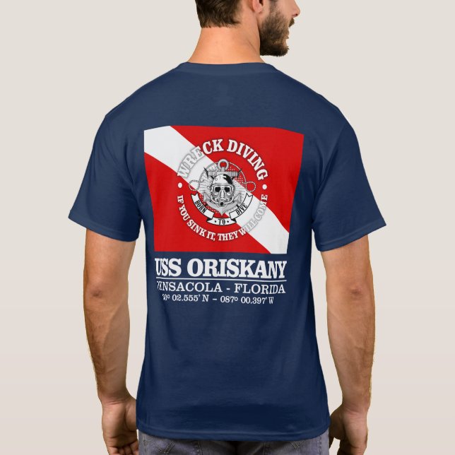 USS Oriskany (best wrecks) T-Shirt (Back)