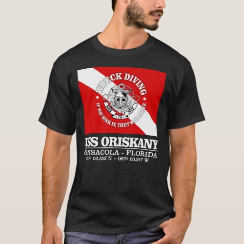USS Oriskany best wrecks T_Shirt