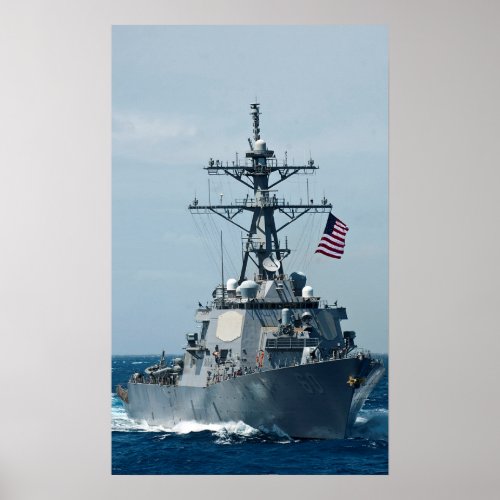 USS Paul Hamilton DDG 60 Poster