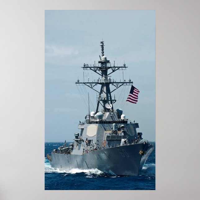 USS Paul Hamilton (DDG 60) Poster (Front)