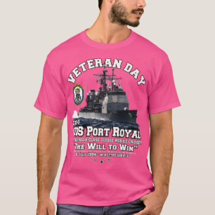 USS Port Royal CG73 missile Cruiser veterans T-Shirt