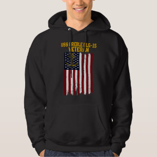 USS Preble DLG-15 Destroyer Father's Day Veteran's Hoodie
