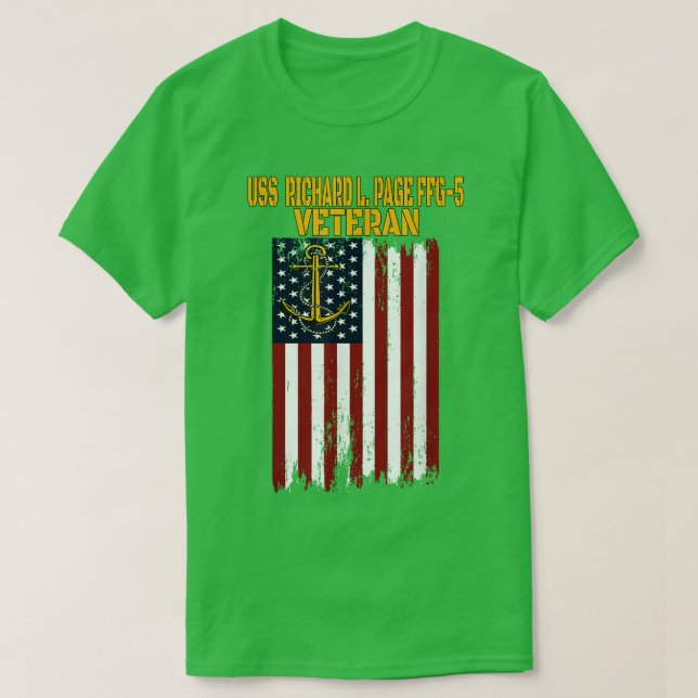 USS Richard L  T-Shirt (Design Front)