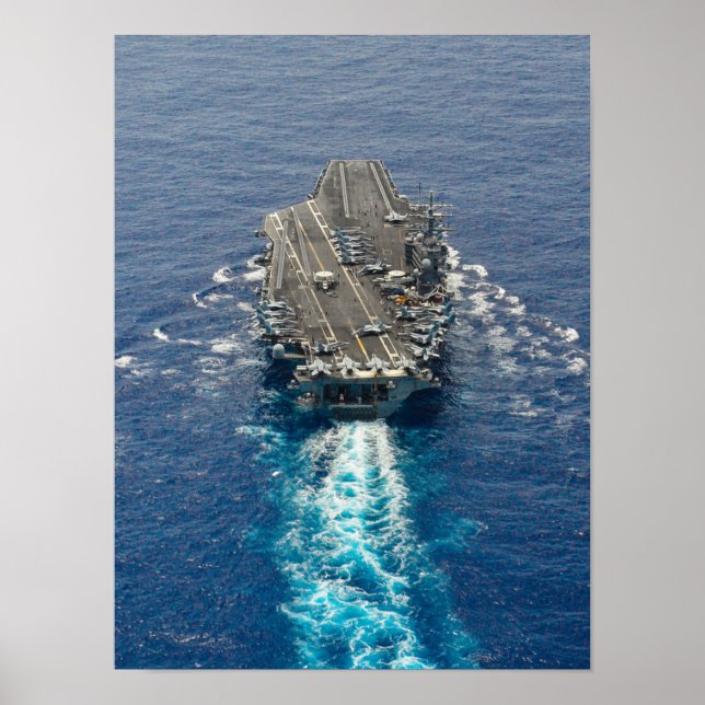 USS Ronald Reagan (CVN 76) Poster (Front)