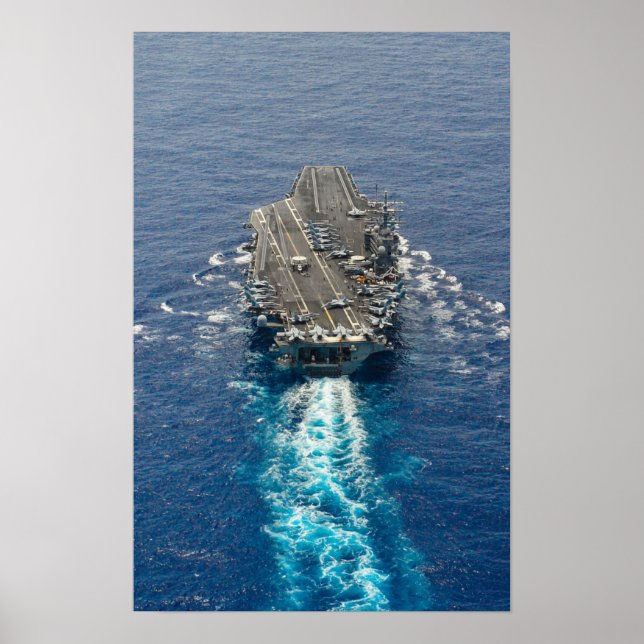 USS Ronald Reagan (CVN 76) Poster (Front)