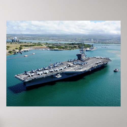USS Ronald Reagan CVN 76 Poster