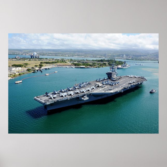 USS Ronald Reagan (CVN 76) Poster (Front)