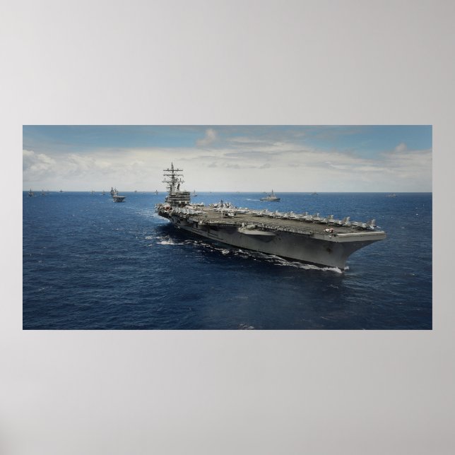 USS Ronald Reagan (CVN 76) Poster (Front)