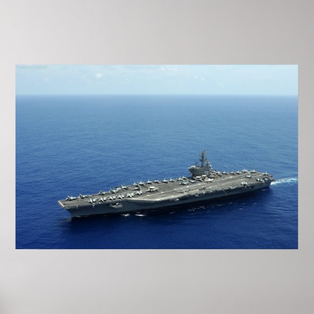 USS Ronald Regan Poster (Front)