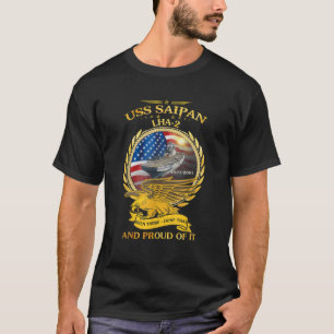 USS Saipan LHA 2 1977 2007 T-Shirt