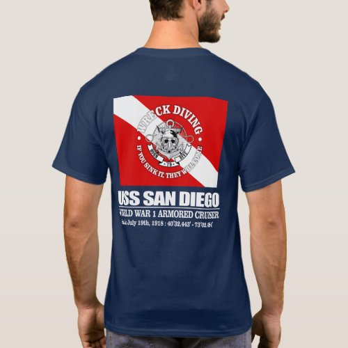 USS San Diego best wrecks T_Shirt