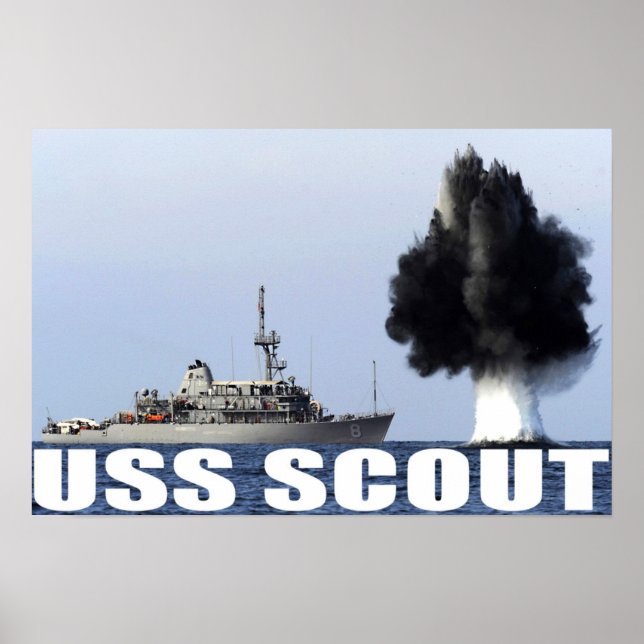 USS SCOUT POSTER (Front)