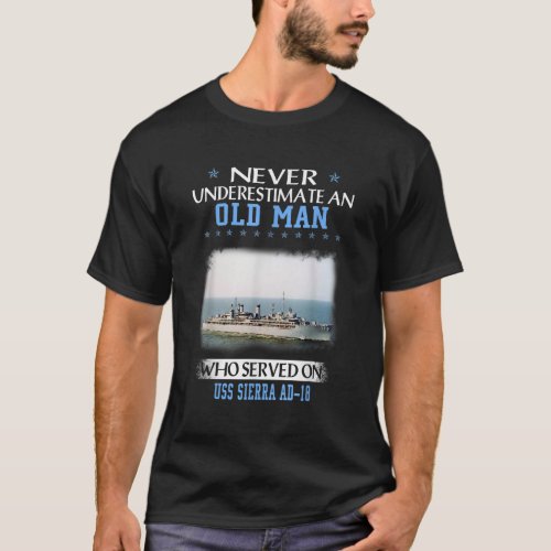 USS Sierra AD Veterans Day Father Day4 T_Shirt