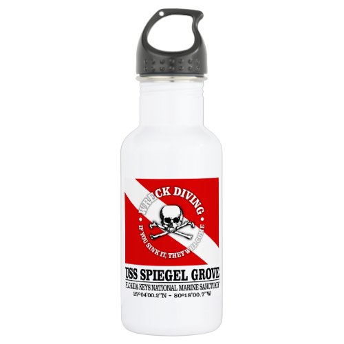 USS Spiegel Grove best wrecks  Stainless Steel Water Bottle