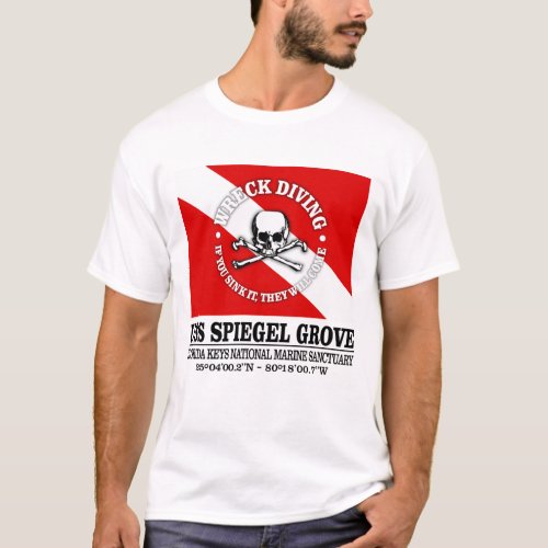 USS Spiegel Grove best wrecks T_Shirt
