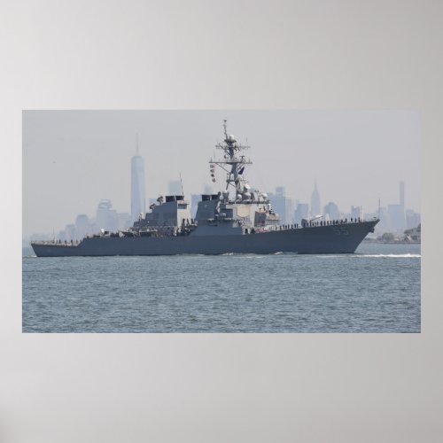 USS Stout DDG 55 Poster