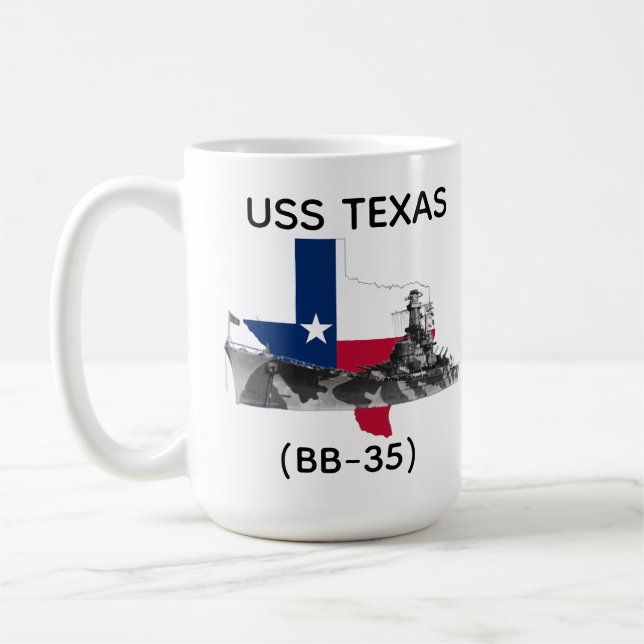USS Texas (BB-35) 2  Coffee Mug (Left)