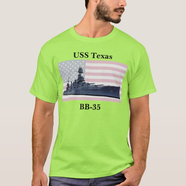 USS Texas (BB-35)  T-Shirt (Front)