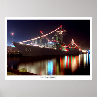 USS Thach (FFG 43) Poster