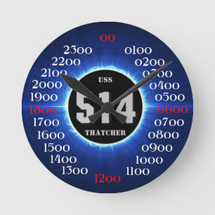 USS Thatcher (DD-514) Round Clock