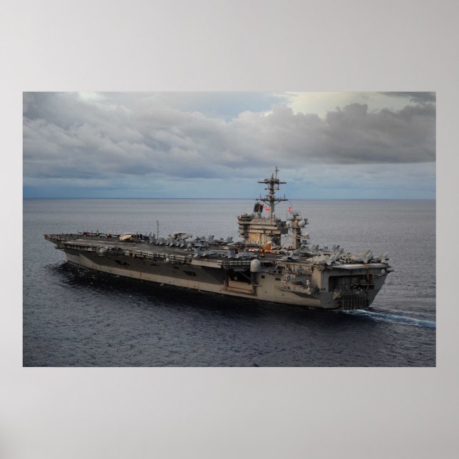 USS Theodore Roosevelt (CVN 71) Poster (Front)