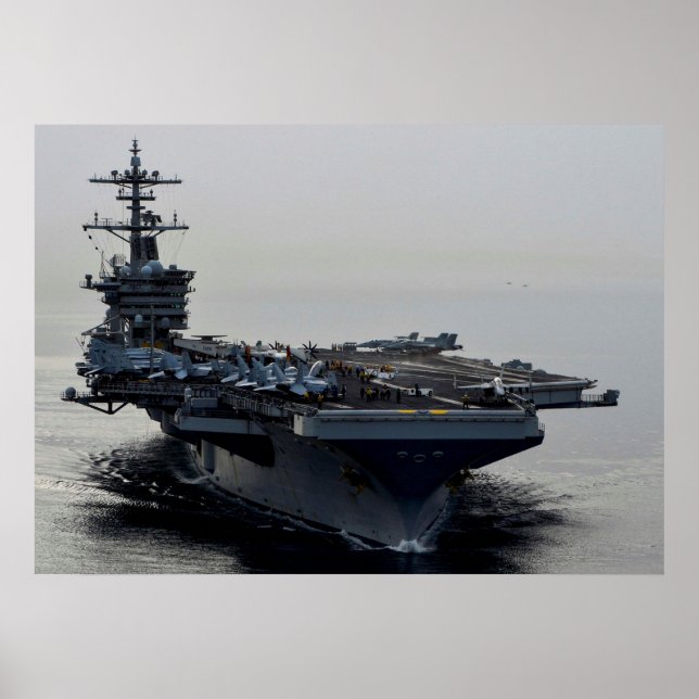 USS Theodore Roosevelt (CVN 71) Poster (Front)