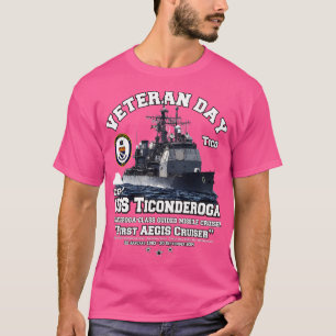 USS Ticonderoga CG47 Tico Veterans T-Shirt